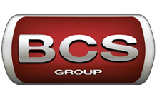 Logo per BCS Group: testo bianco