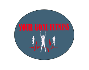 A grey oval logo featuring the red text