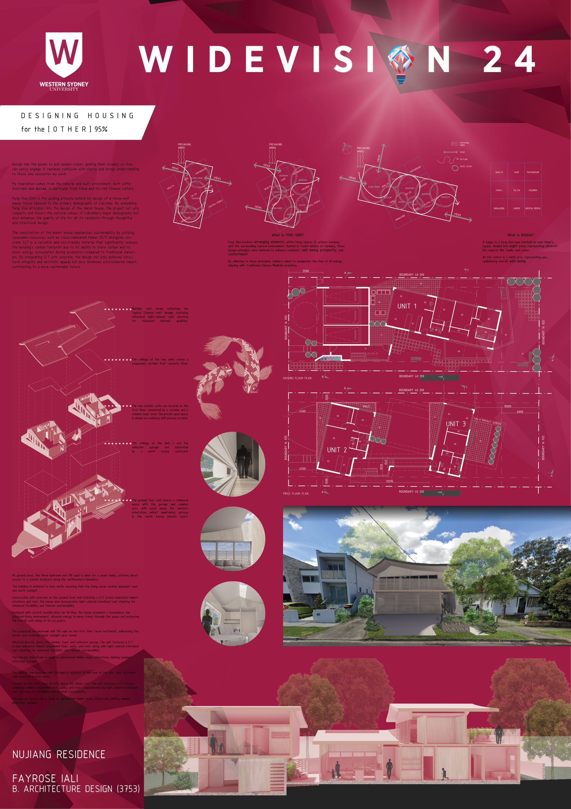 A poster for a project called widevision 24