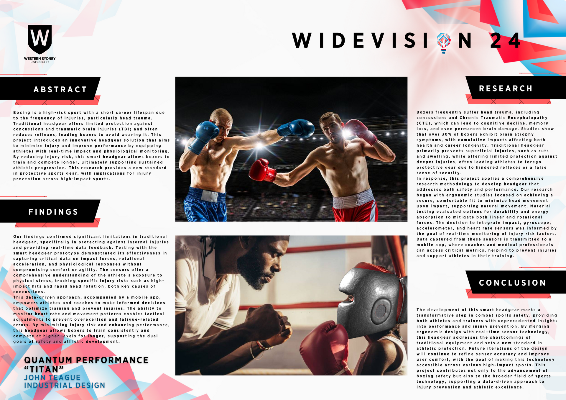 A poster of two men boxing in a ring.