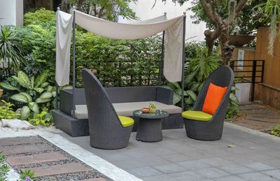 finished outdoor space construction