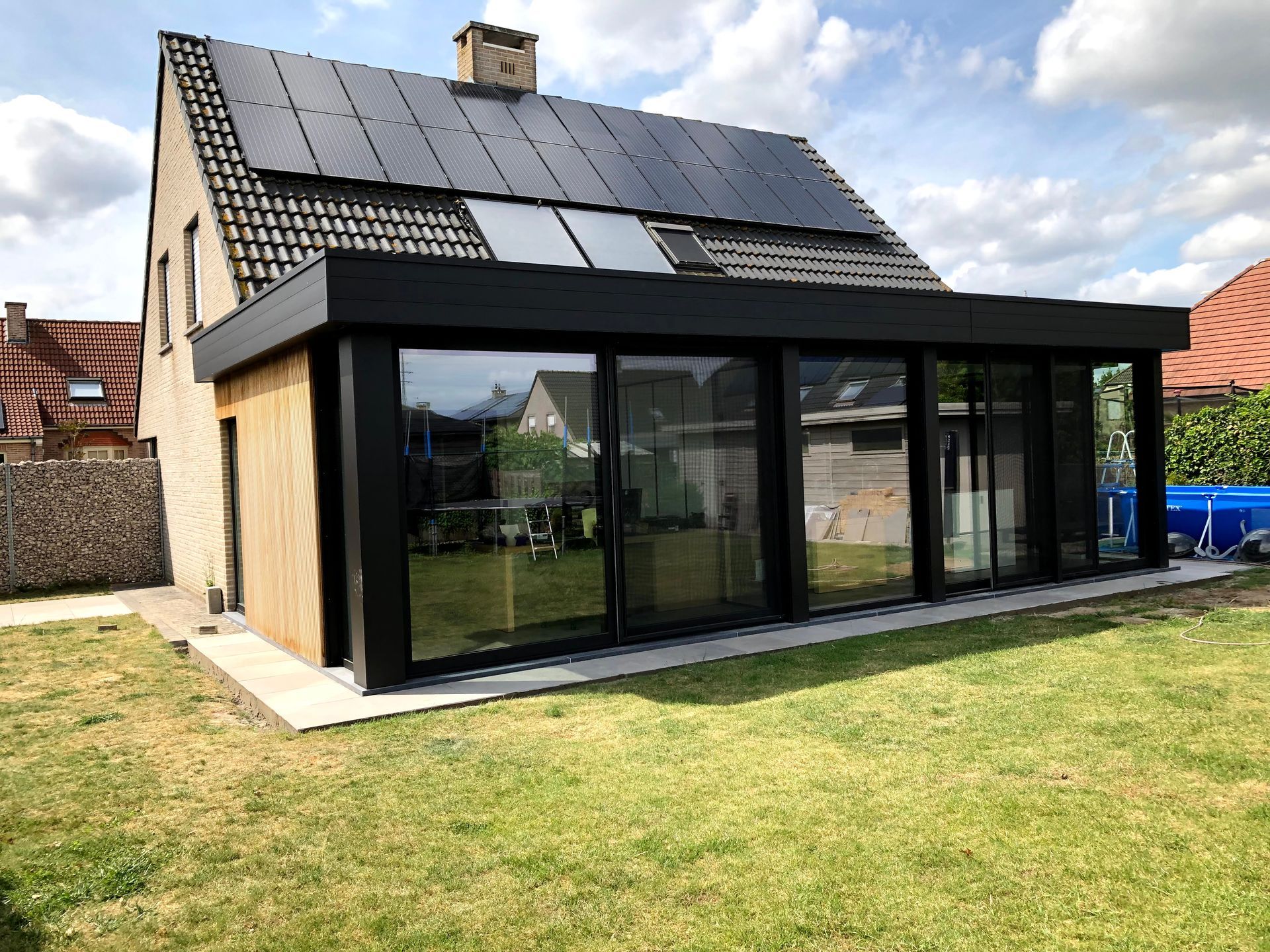 Aanbouw aannemer metser cdfbouw Chris Deforce