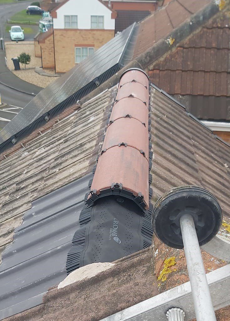 Roofers Chesterfield - ridge tile roof repair