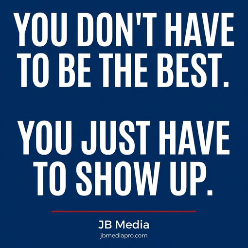 Text on blue background: