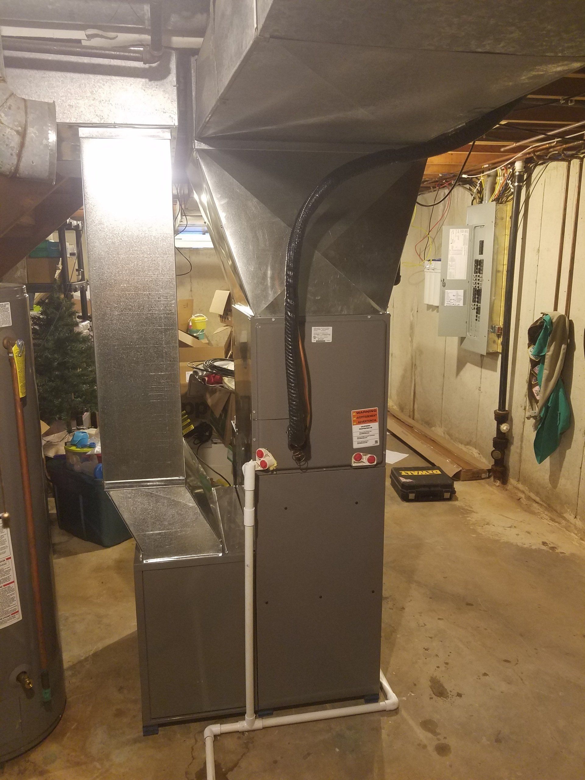After Furnace Installation - Clarksville, IA - Wedeking Custom Comfort