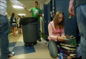 Woman Next to Locker — St. Louis, MO — Clear Spaces Woman Next to Locker — St. Louis, MO — Clear Spaces