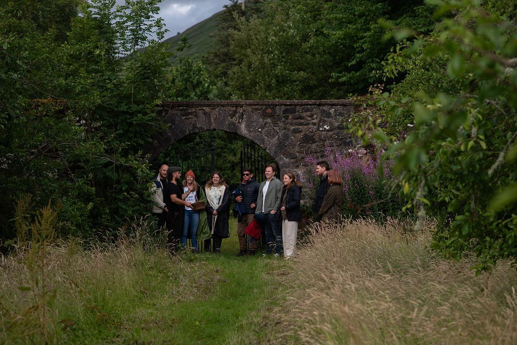 Group of people on a food tour.