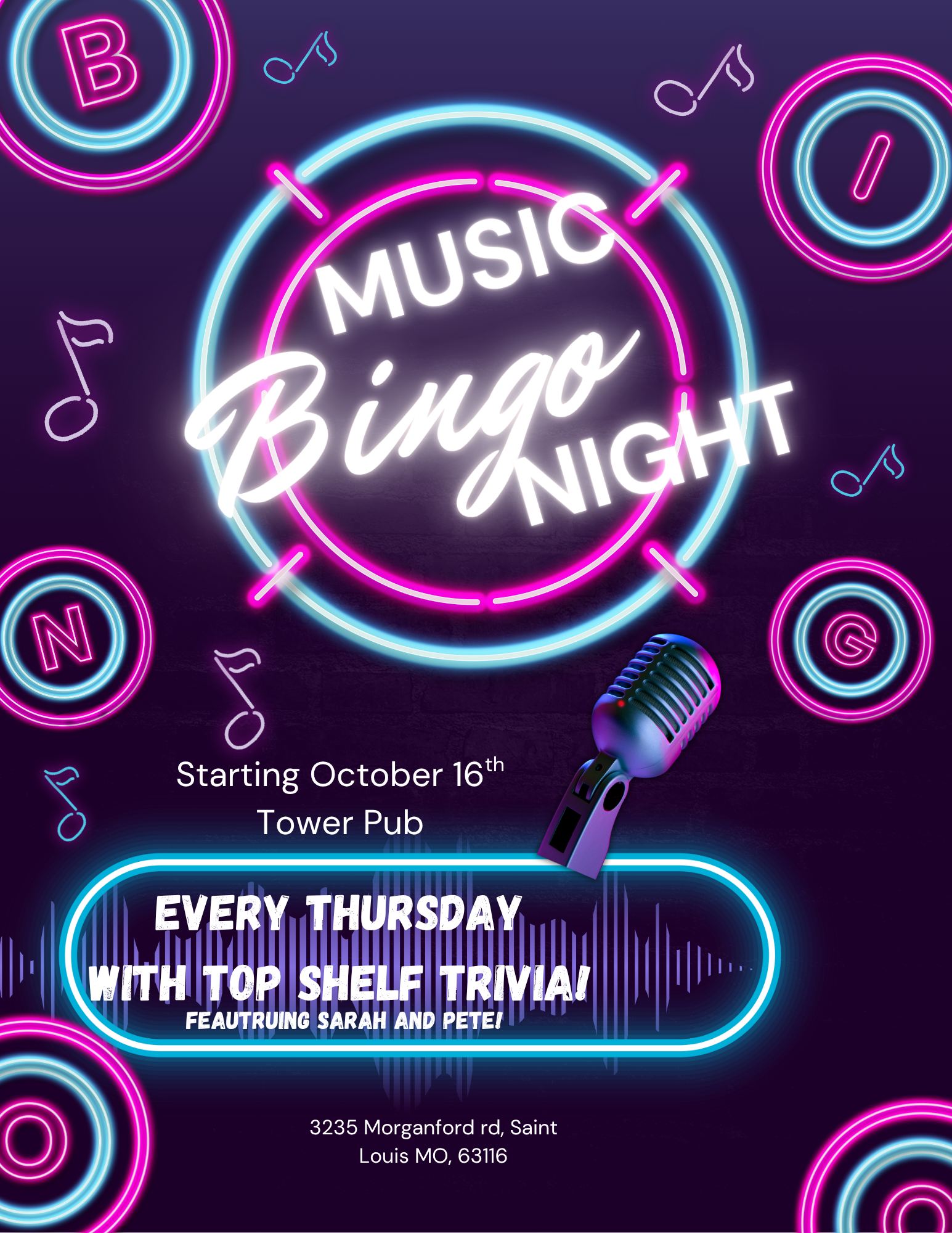 MUSIC BINGO!