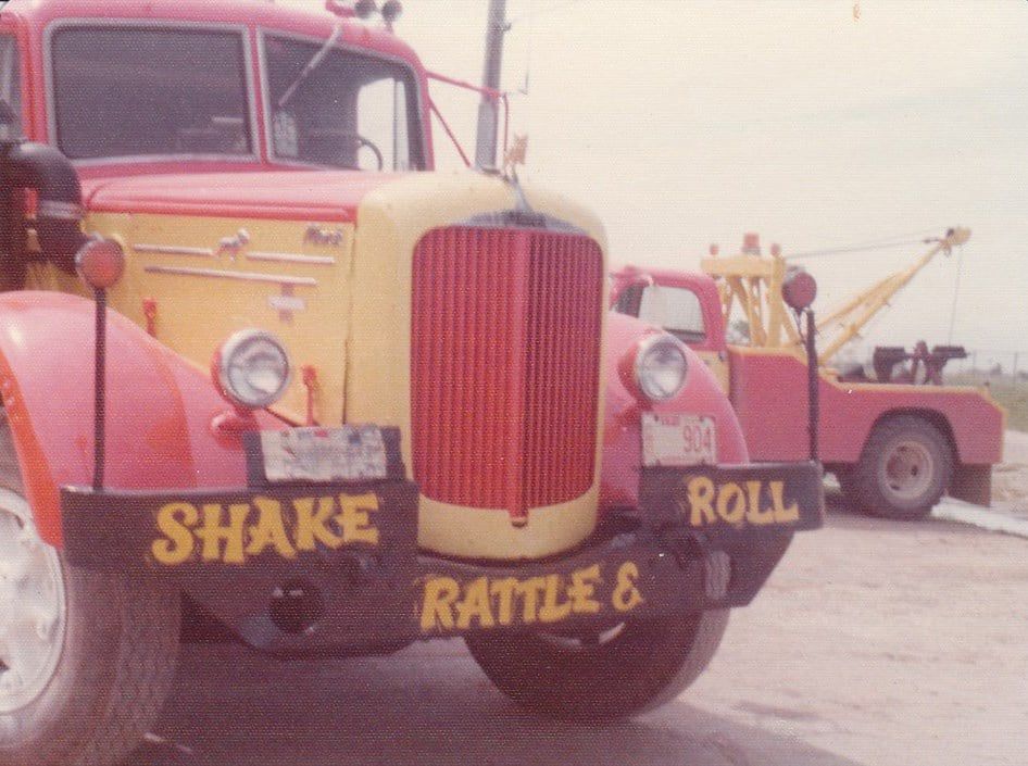 vintage tow trucks