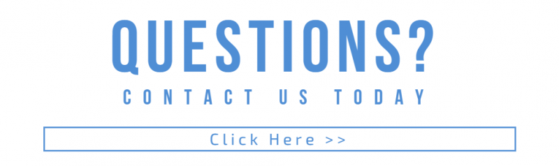Blue banner reading “QUESTIONS? CONTACT US TODAY” with a “Click here >>” button below.