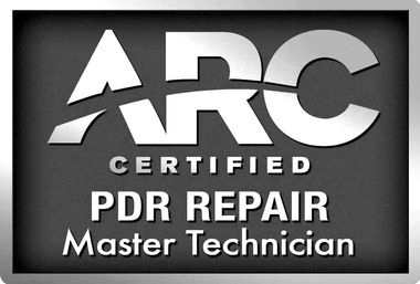 An arc certified pdr repair master technician logo