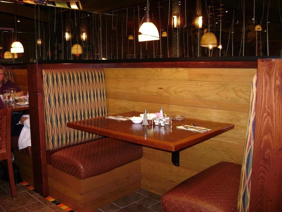 Restaurant booth upholstery
