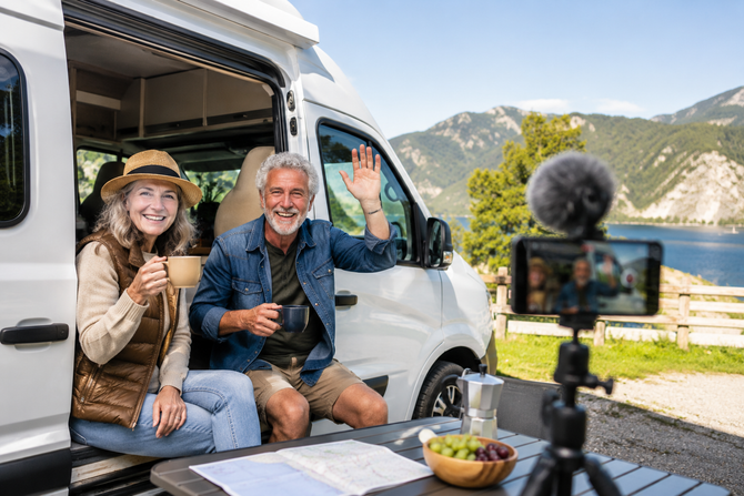 50+ contentmakers delen hun reiservaringen vanuit hun camper met hun online publiek.