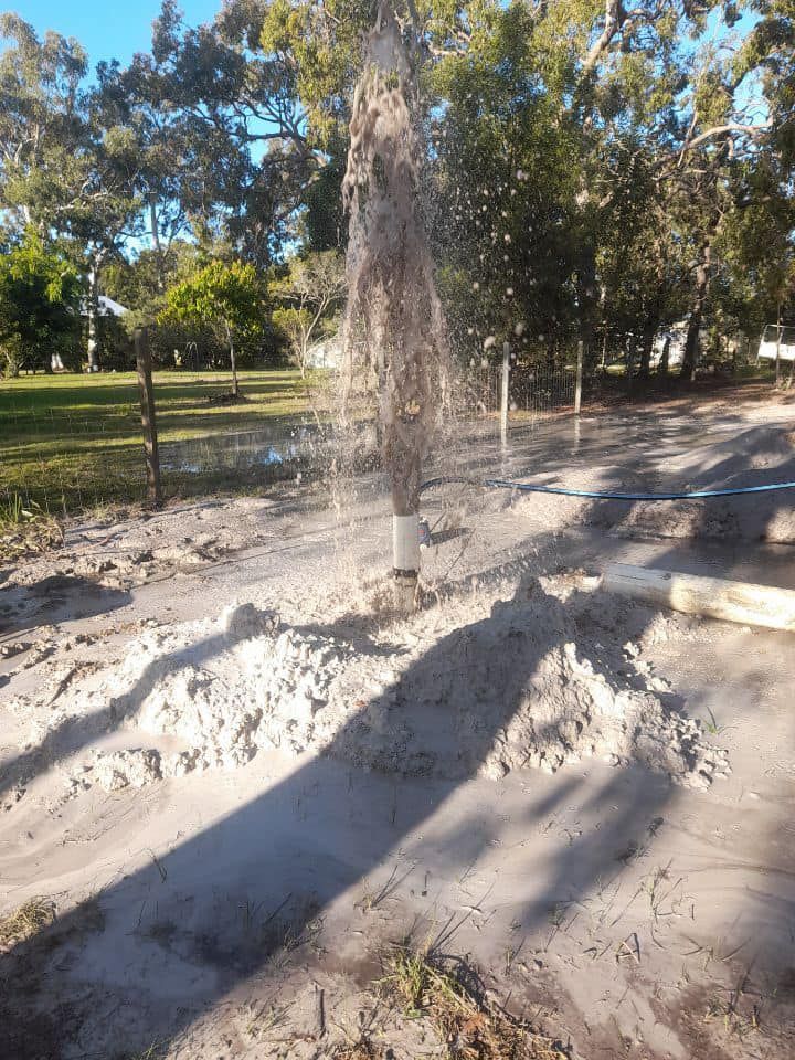 A Fountain is Coming Out of the Ground in a Park — Cheyenne Drilling on the Sunshine Coast, QLD