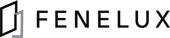 The word fenelux is written in blue on a white background