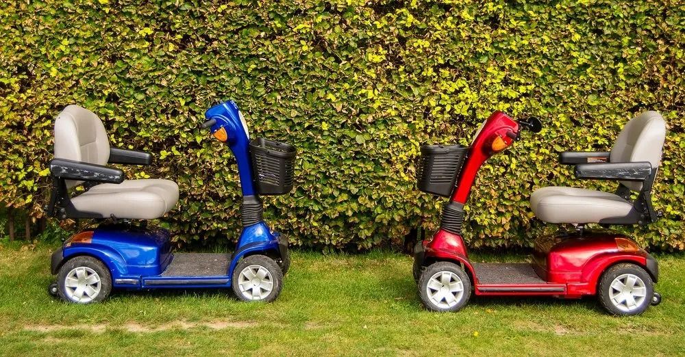 Two Mobile Scooters on the Central Coast
