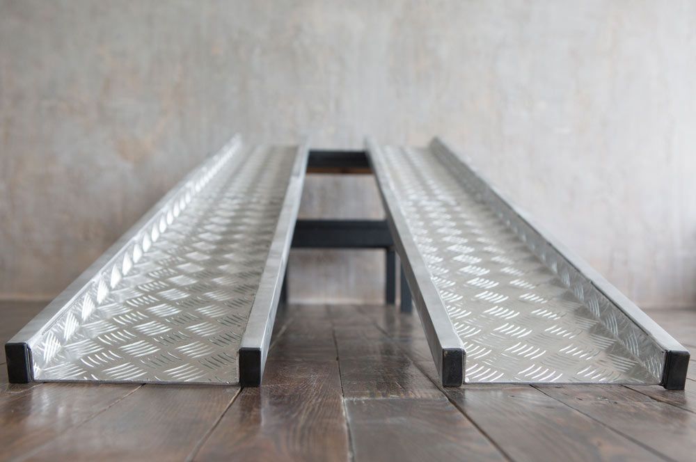 metal ramp compact step entrance for handicapped people — Healthcare Equipment in Lake Macquarie