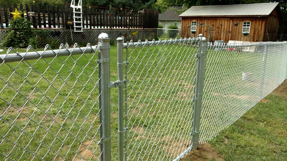Backyard Chain Link Fencing — Girard, PA — Terran Fence Company