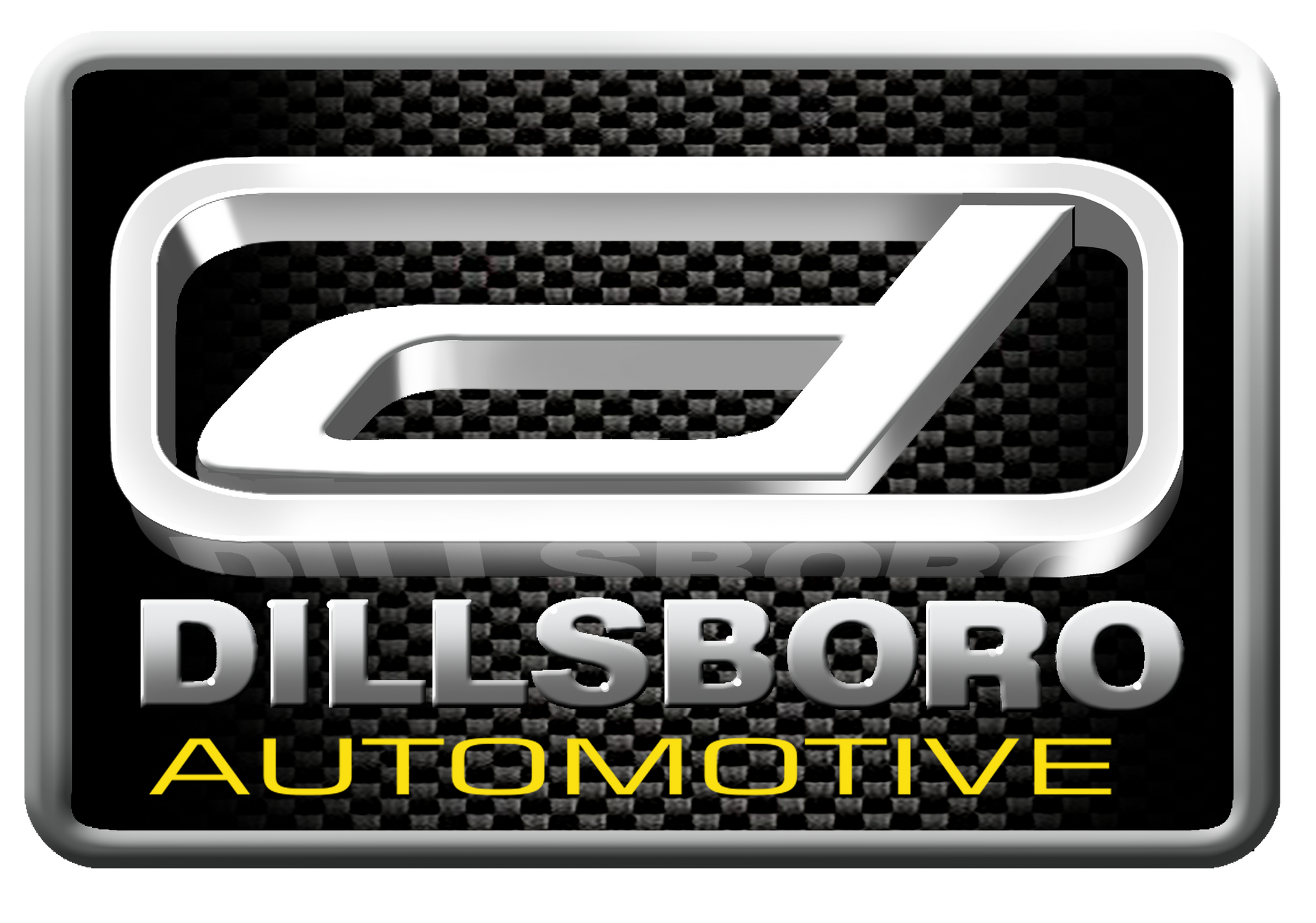 Logo for Demo Auto Repair: text with a gear icon, red and navy colors.