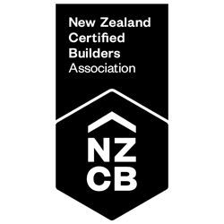 New Zealand Certified Builders Association logo in black and white with NZCB lettering