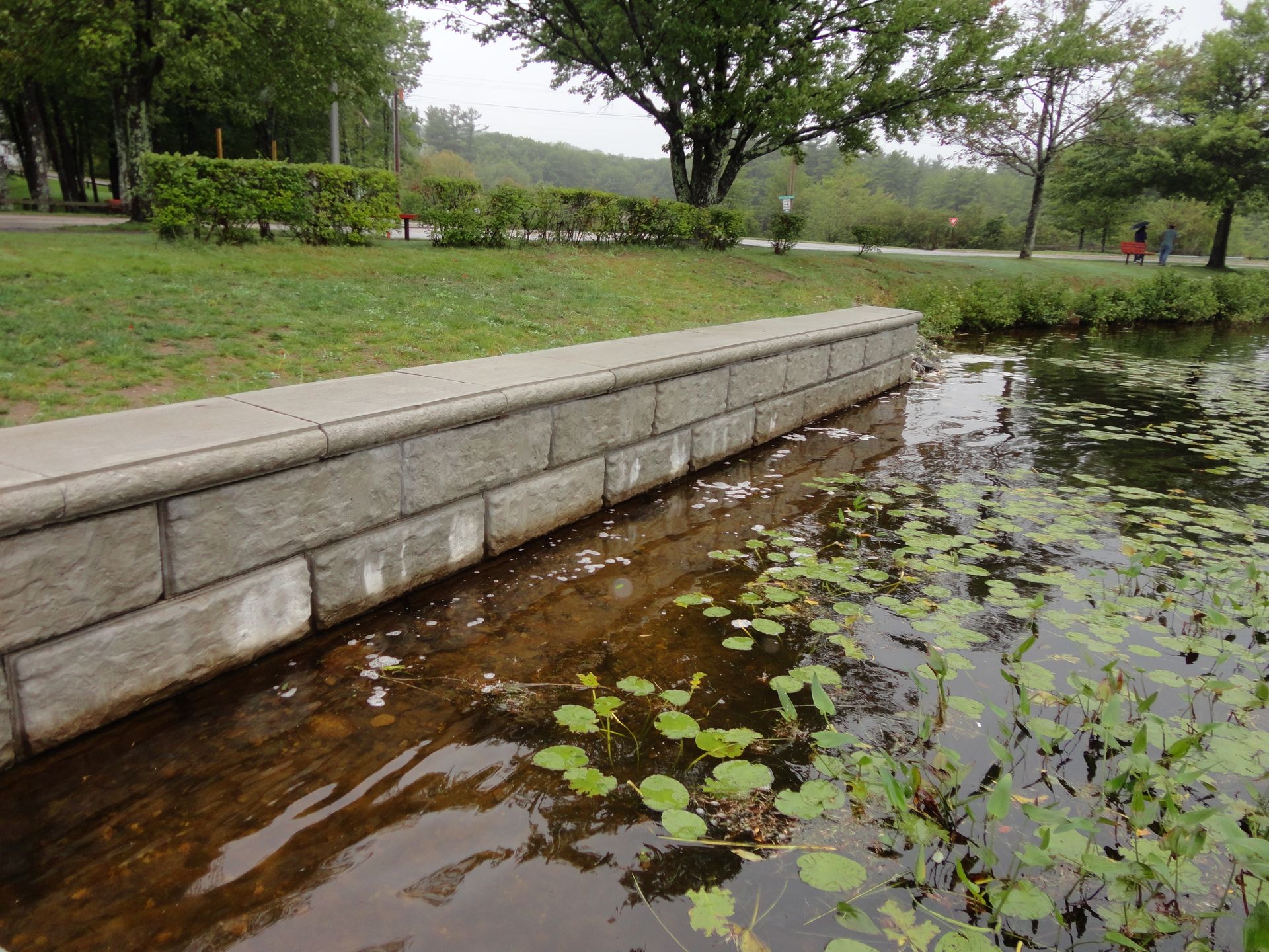House Retaining Wall - Sanford, ME - Pepin Precast