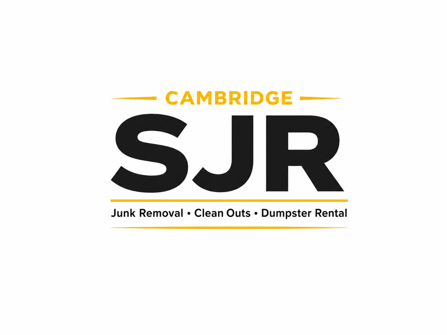Cambridge SJR logo with bold black letters and gold accents on a white background