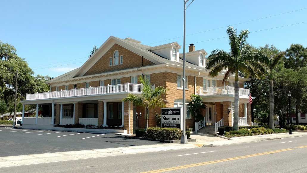 Exterior view of Shannon Funeral Home and Cremation Service in