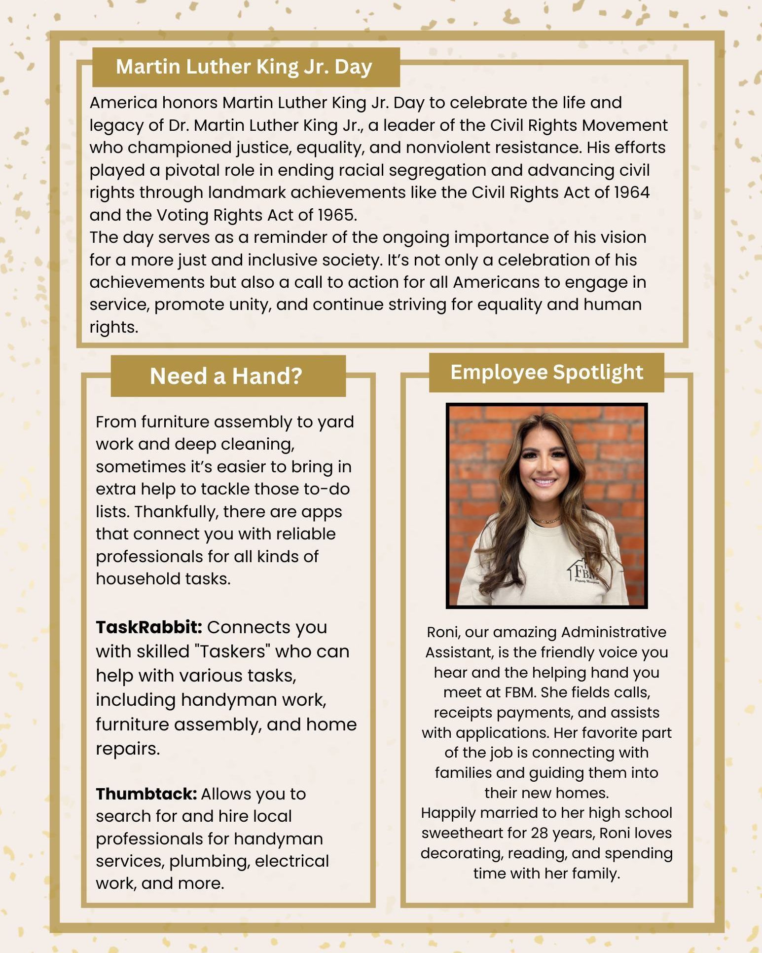 FBM Resident Newsletter January 2025