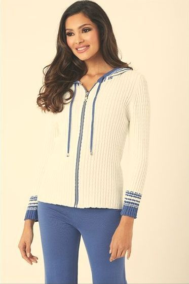 French Kyss - Detail Button Neck Multi Color Sleeve Top main image 1