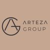 ArtezA Group logo in dark brown on a tan background