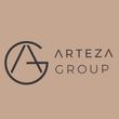 ArtezA Group logo in dark brown on a tan background