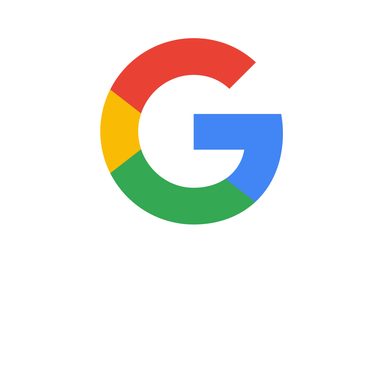 Google logo: a colorful