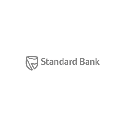 Standard Bank logo: grey shield with stylized