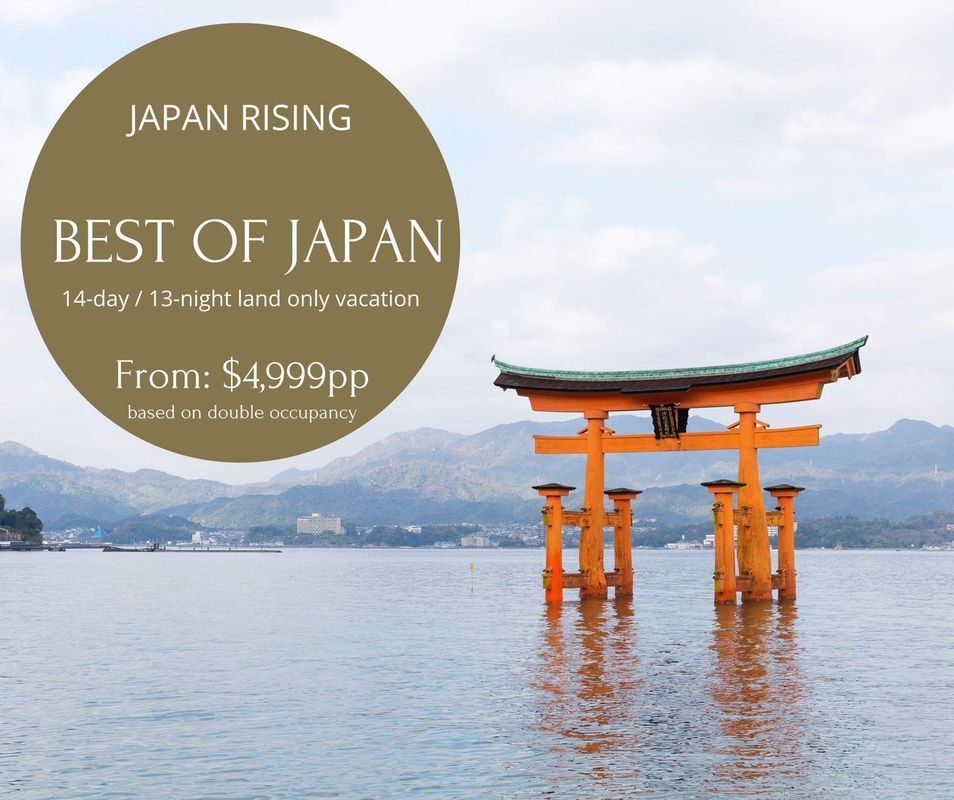 Travel advertisement for
