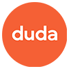 Duda logo: White