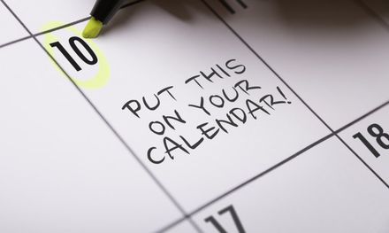 A calendar with the words put this on your calendar written on it