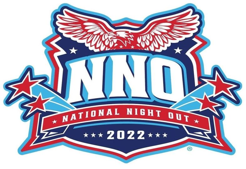 A logo for a national night out in 2022