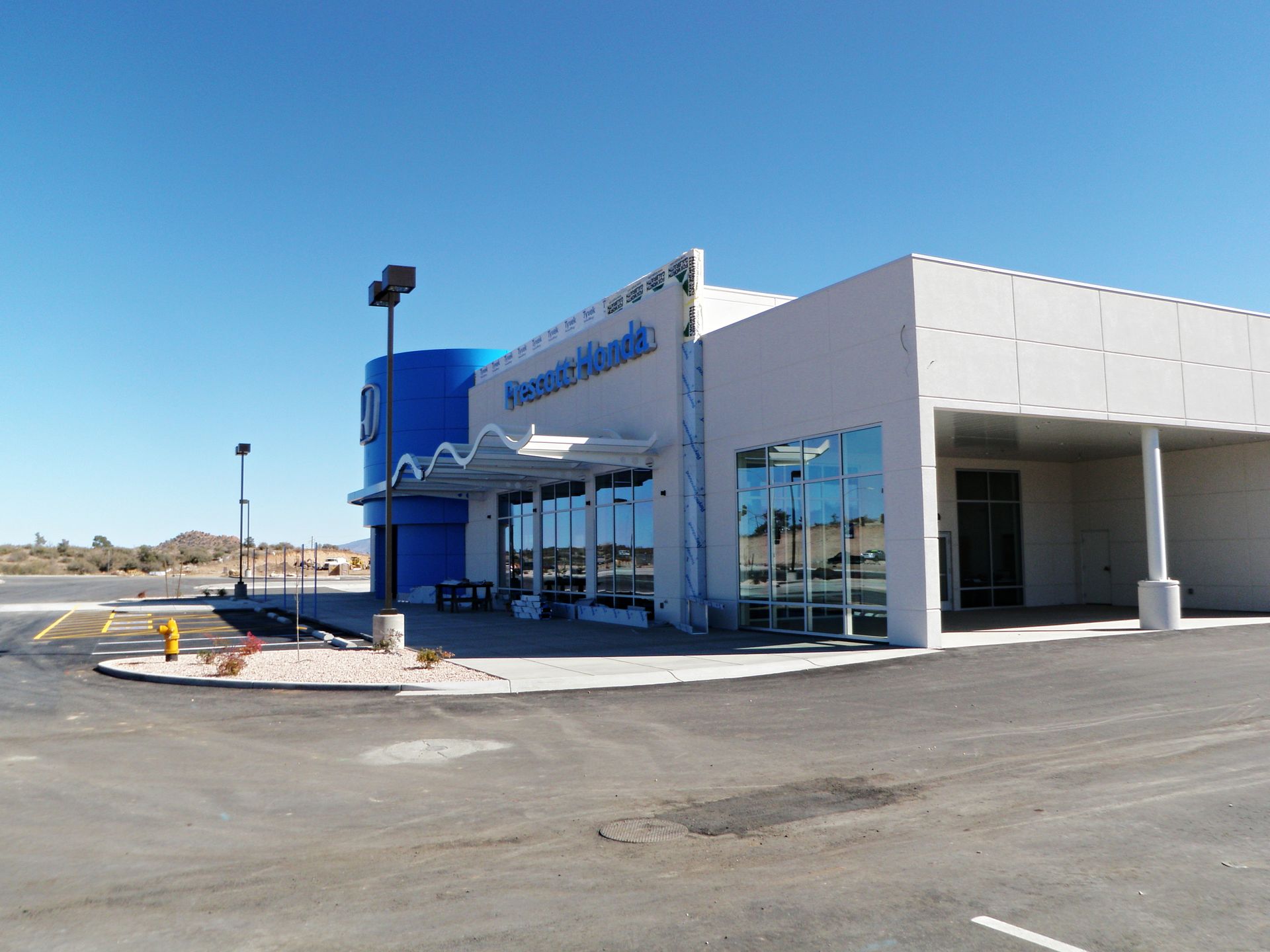 Commercial civil engineering projects like the Honda project by Granite basin engineering