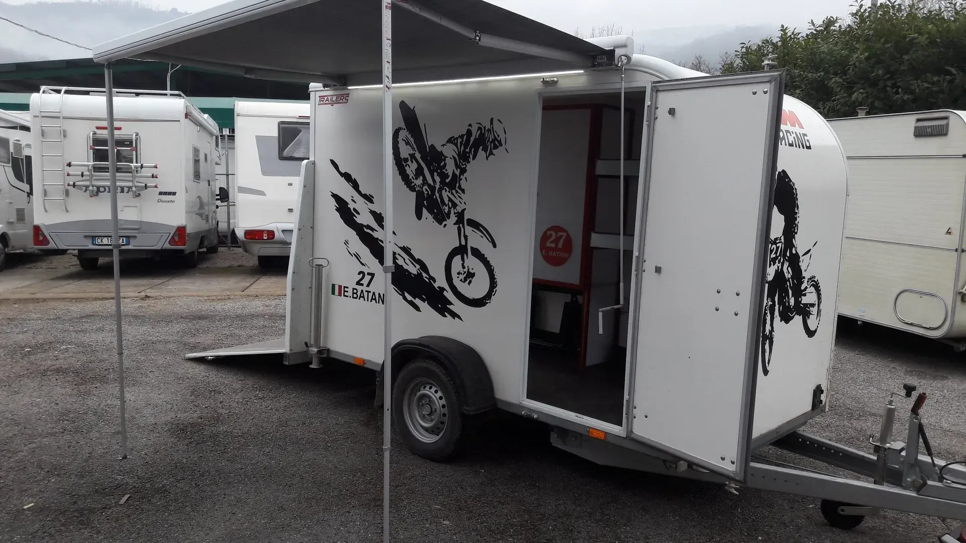 carrello porta moto