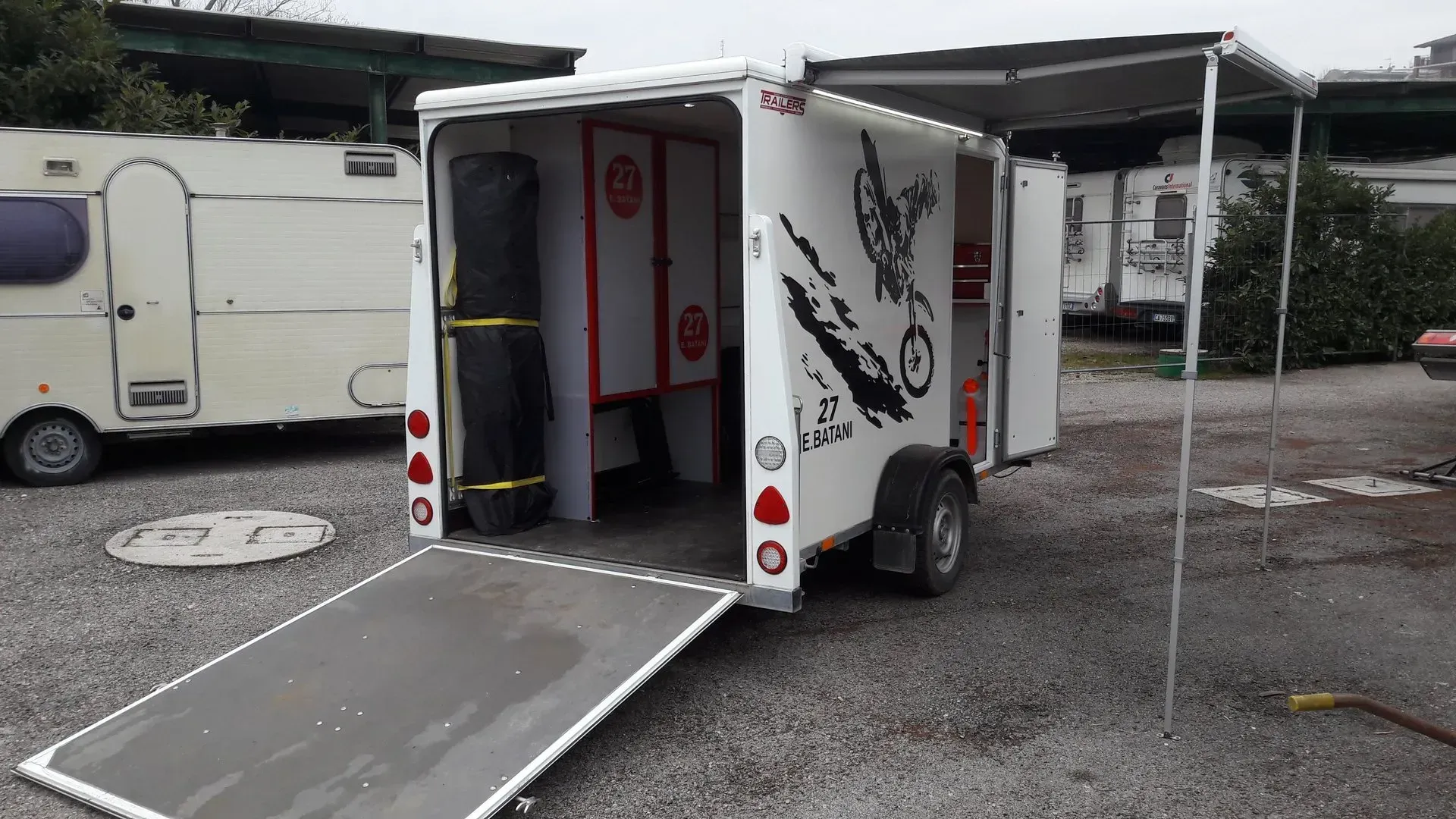 carrello porta moto