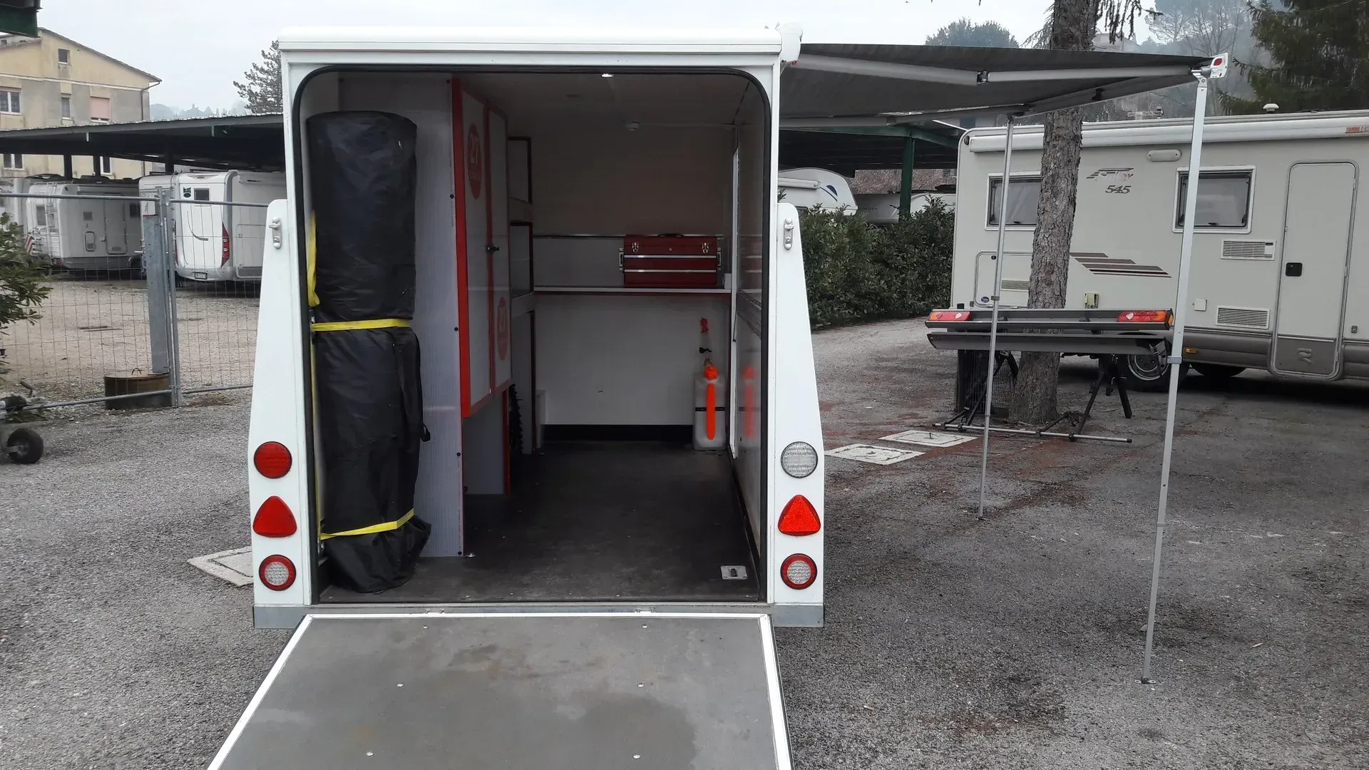 carrello porta moto