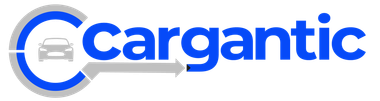 The logo for cargandic is blue and white with a car in the middle.