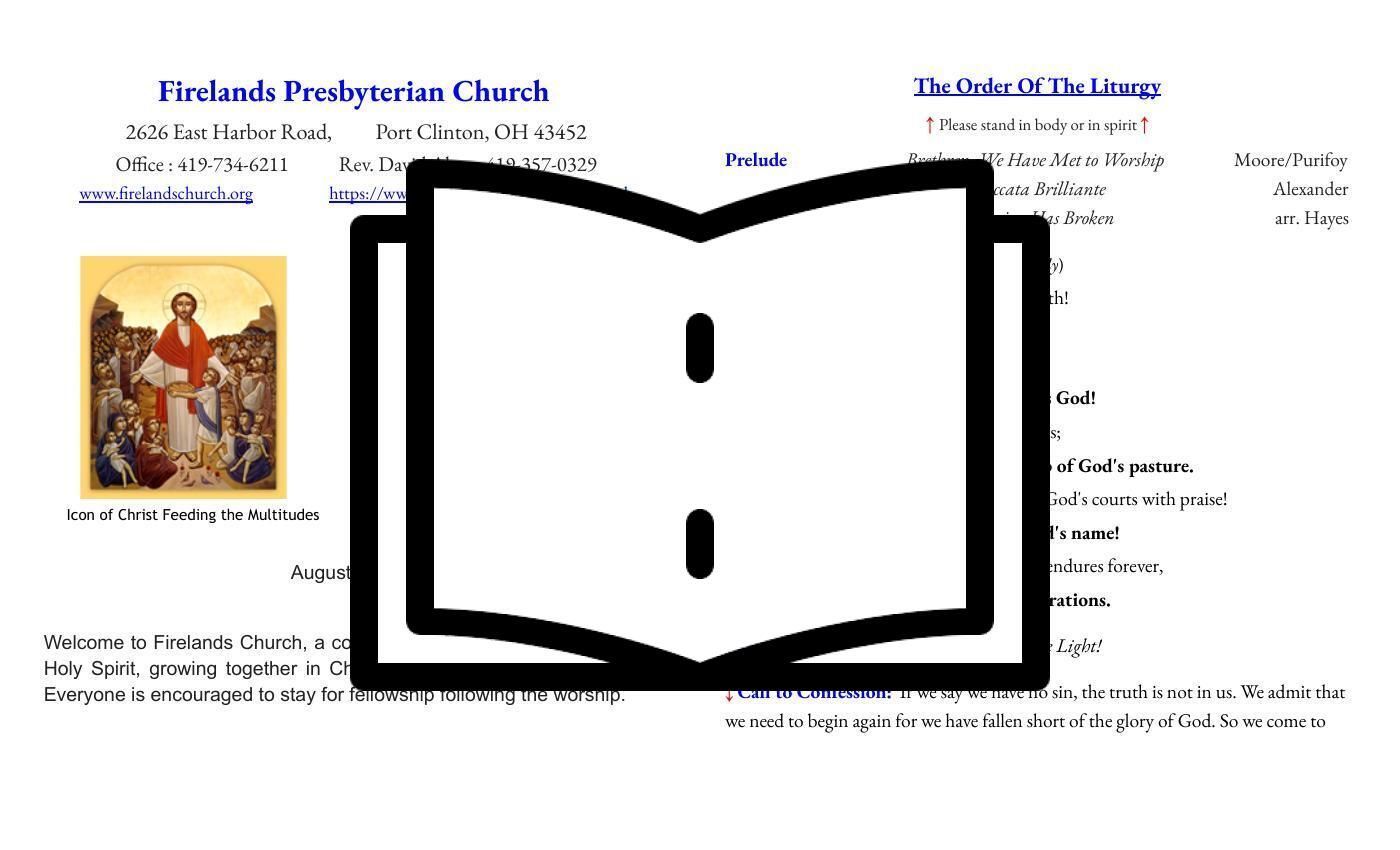 August 2, 2026 Bulletin