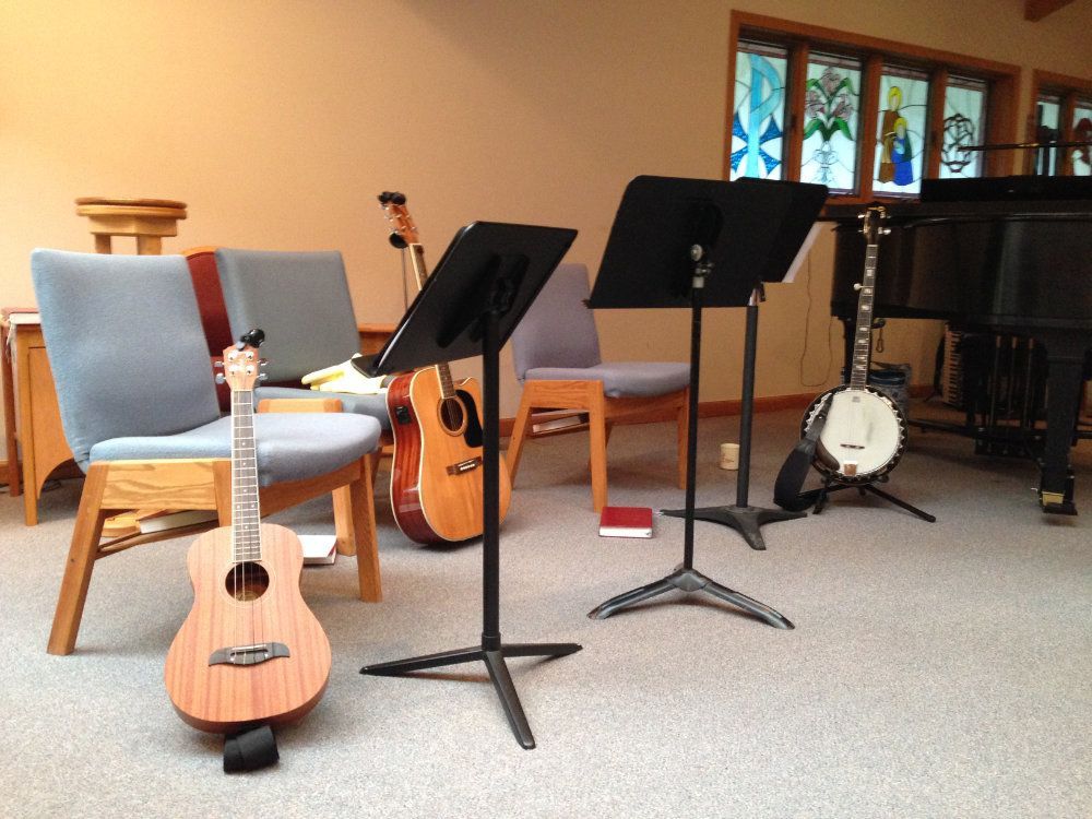 Instruments in Chapel at Firelands Church