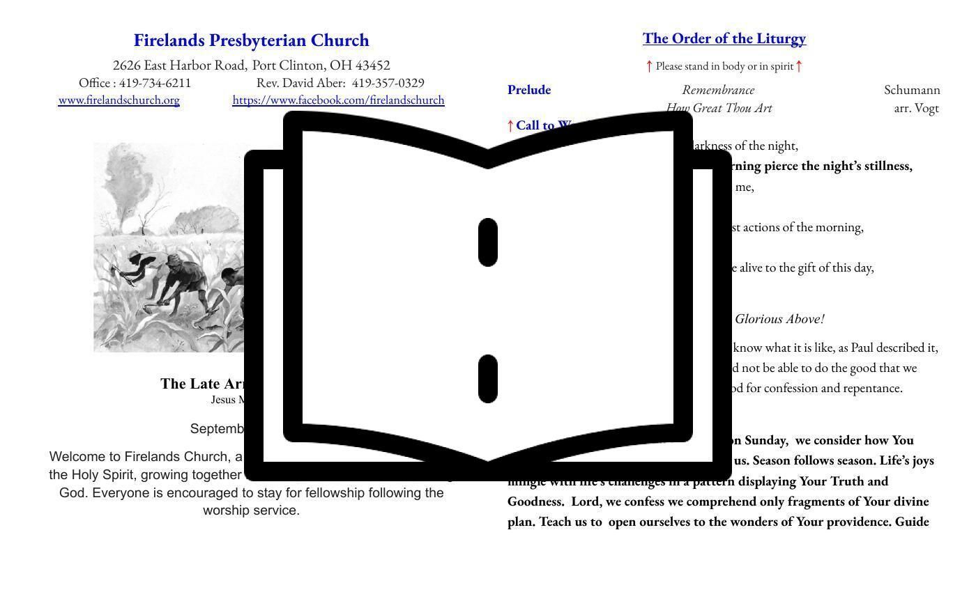 September 20, 2026 Bulletin