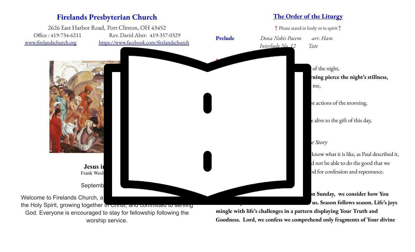 September 27, 2026 Bulletin