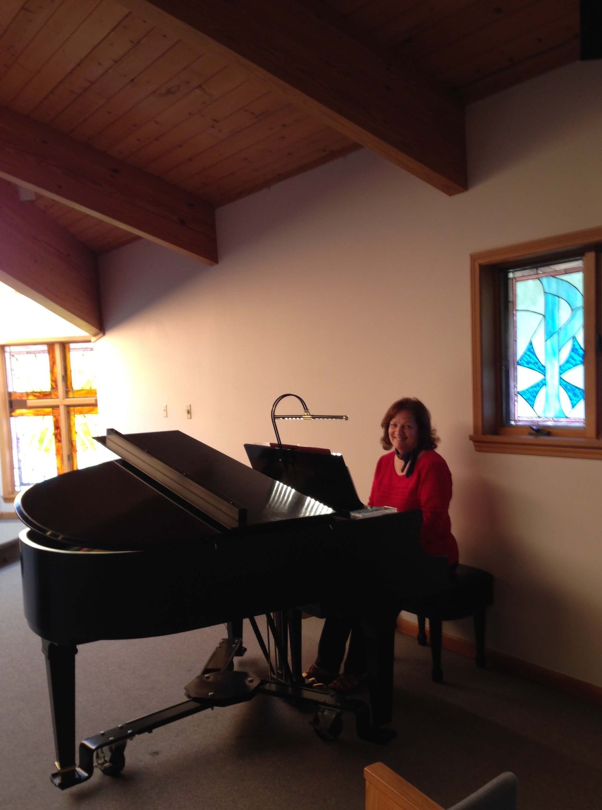 Susan Larcey at the Keyboard