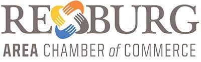 Resburg Area Chamber of Commerce logo in gray with orange and blue circular emblem | Madison Automotive