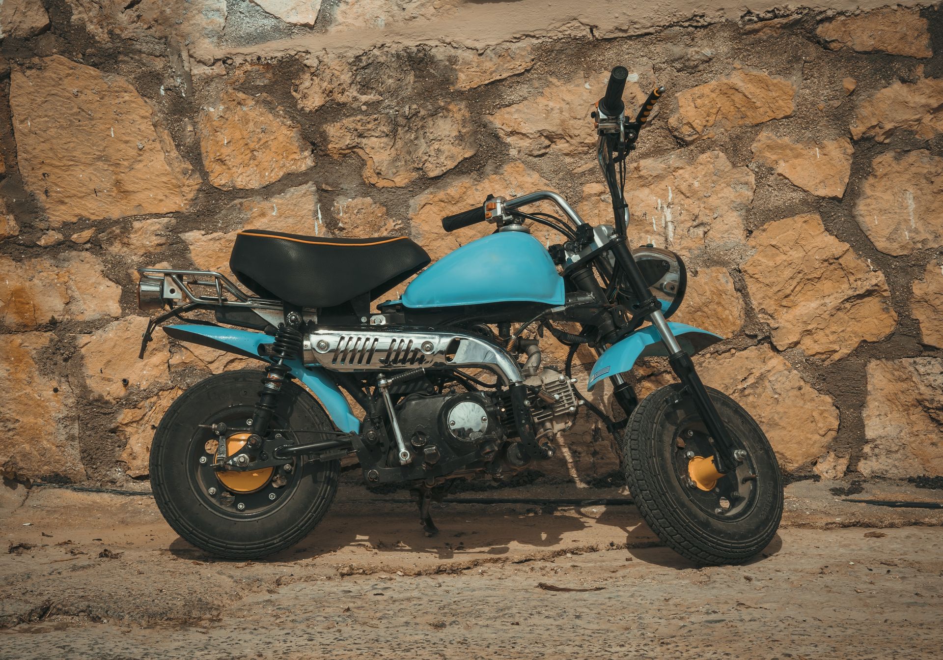 Motorbike in Greece Blue Road Academy