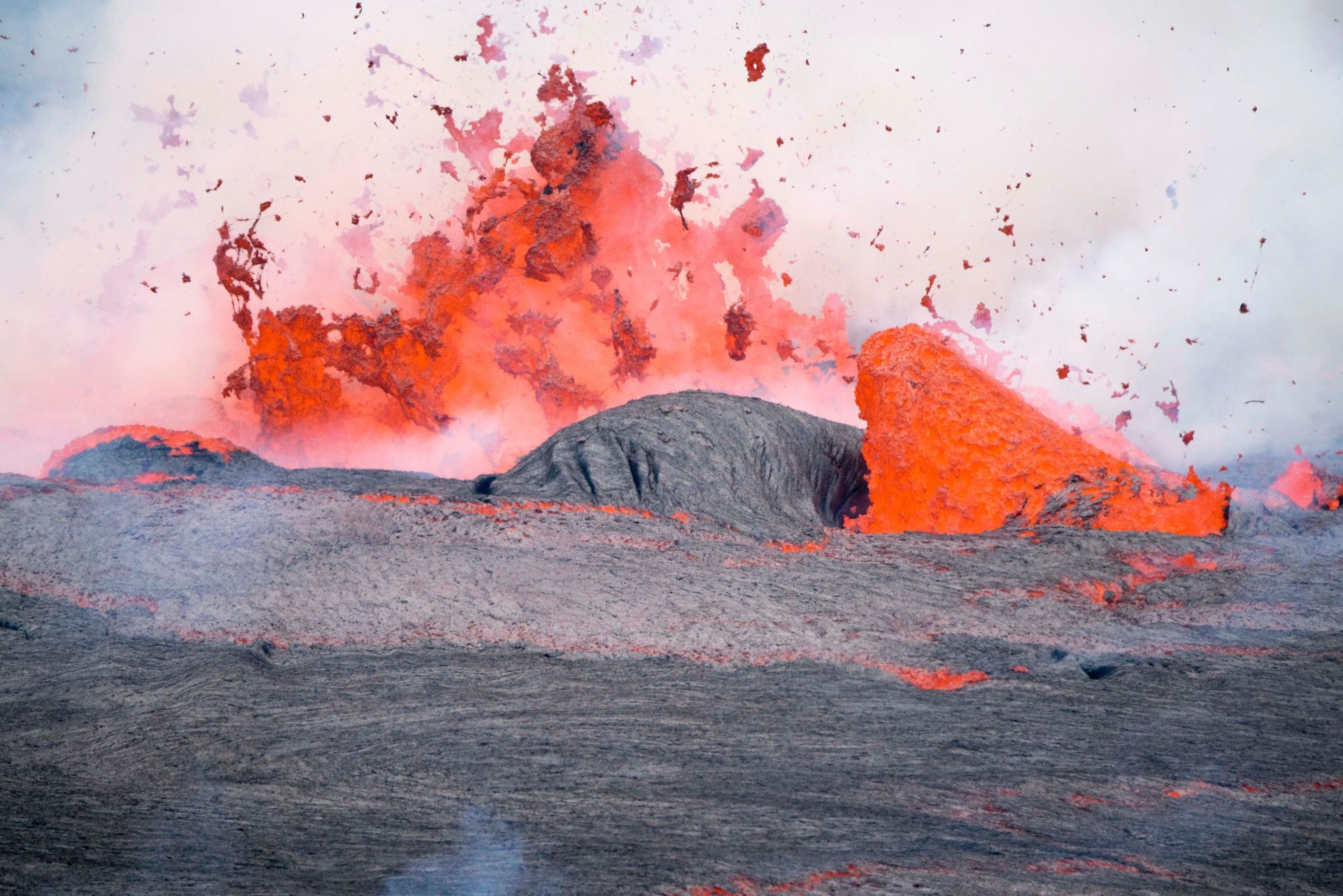 Mount Nyiragongo Congo stockphoto